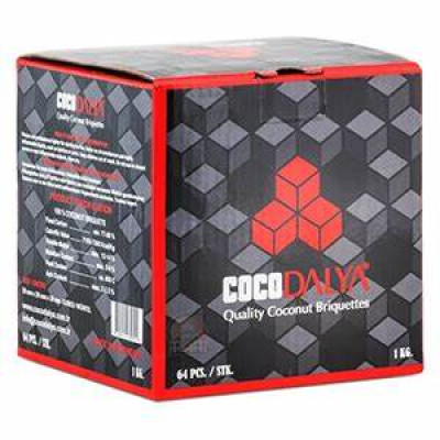 COCO DALYA CHARCOAL 1KG 72PCS