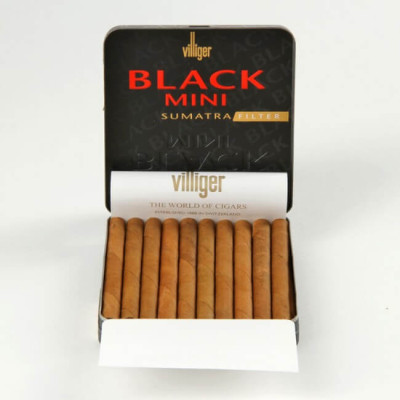 VILLIGER BLACK MINI SUMATRA 20 CIGARS