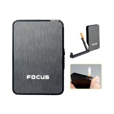 FOCUS CIGARETTE CASE WITH LIGHTER