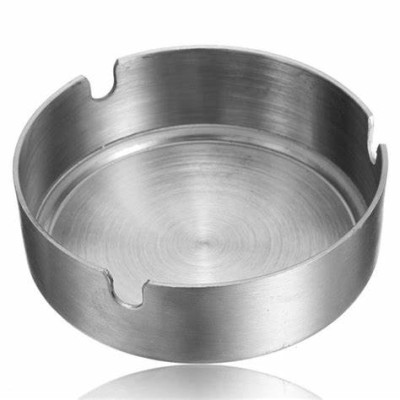 STAINLESS STEEL CIGARETTE ASHTRAY