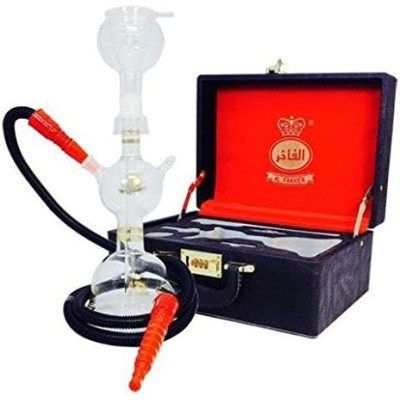 AL FAKHER GLASS HOOKAH WHITE