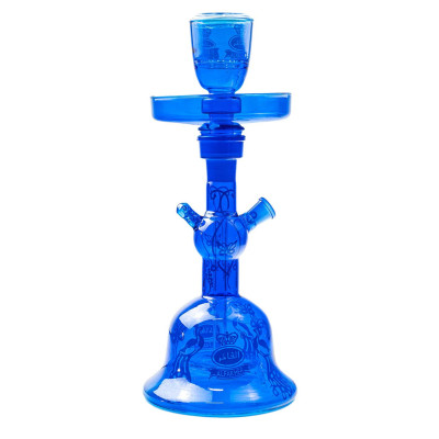 AL FAKHER GLASS HOOKAH DARK BLUE