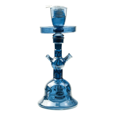 AL FAKHER GLASS HOOKAH NAVY BLUE