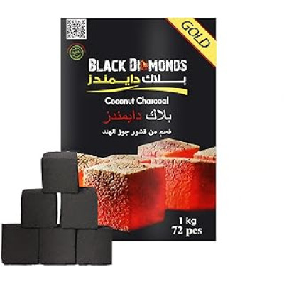 BLACK DIAMONDS CHARCOAL 1KG (96PCS/72PCS)