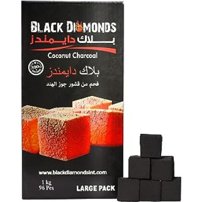 BLACK DIAMONDS CHARCOAL 1KG (96PCS/72PCS)