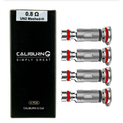 CALIBURN G 0.8 OHM UN2 MESHED-H COIL PACK OF 4