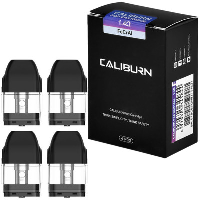 CALIBURN POD CARTRIDGE 1.4 OHM FECRAL PACK OF 4