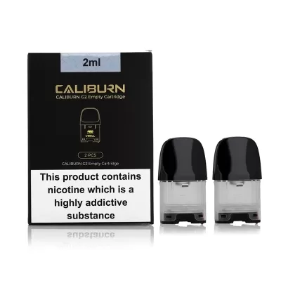 CALIBURN G2 EMPTY CARTRIDGE POD 2ML PACK OF 2