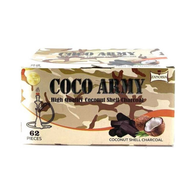 COCO ARMY CHARCOAL 1KG (108pcs/96pcs/72pcs/62pcs), 700G