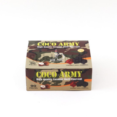 COCO ARMY CHARCOAL 1KG (108pcs/96pcs/72pcs/62pcs), 700G