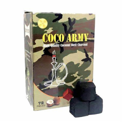 COCO ARMY CHARCOAL 1KG (108pcs/96pcs/72pcs/62pcs), 700G