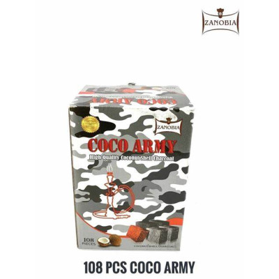 COCO ARMY CHARCOAL 1KG (108pcs/96pcs/72pcs/62pcs), 700G