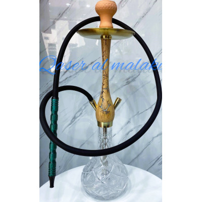 RUSSIAN HOOKAH WOOD & GLASS