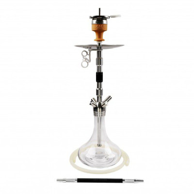 AMY DELUX DARK STEEL PLUS HOOKAH