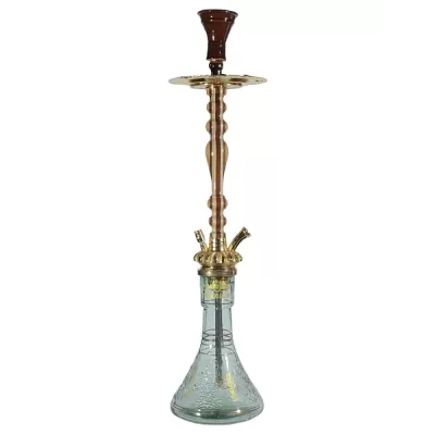 KHALIL MAMOON IRA WOOD GOLD HOOKAH