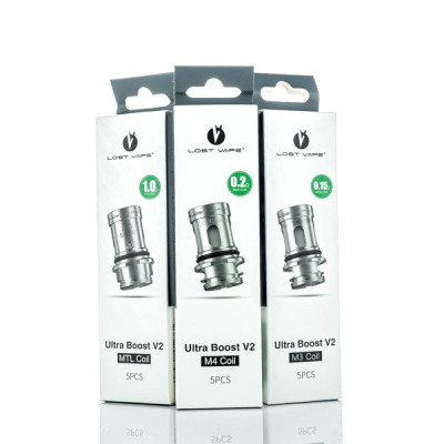 LOST VAPE ULTRA BOOST V2 0.2/0.15/1.0 OHM COILS PACK OF 5