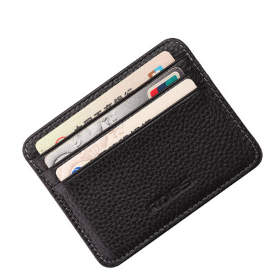 CARD HOLDER BOTH SIDED WALLET LEATHER