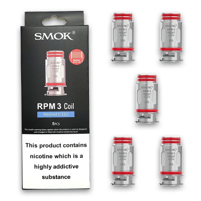 SMOK RPM-3 MESHED 0.15 OHM COIL PACK OF 5