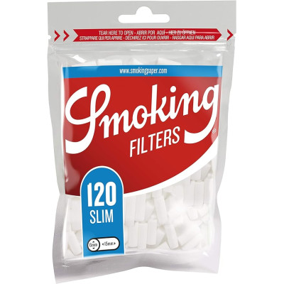 SMOKING CLASSIC SIZE CIGARETTE FILTERS*120 6*15mm