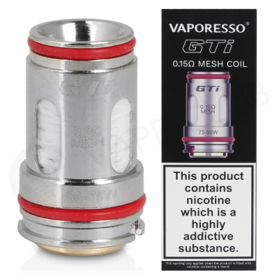 VAPORESSO GTI 0.15 OHM MESH COIL PACK OF 5