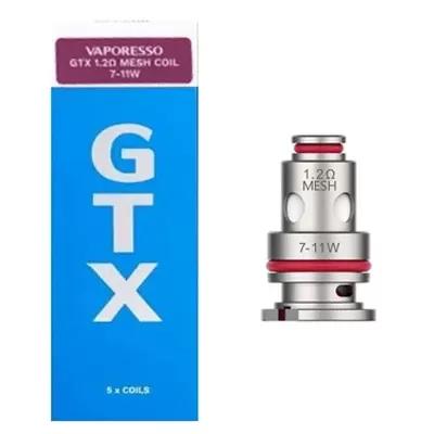 VAPORESSO GTX MESH 1.2 OHM COIL PACK OF 5