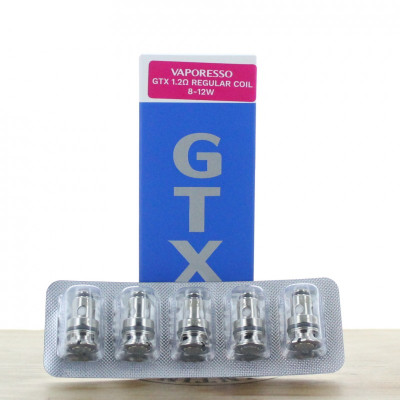 VAPORESSO GTX REGULAR 1.2 OHM COIL PACK OF 5