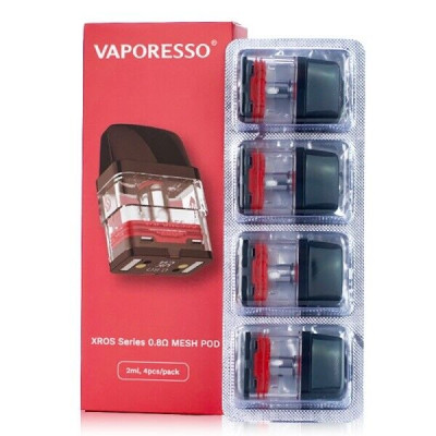 VAPORESSO XROS SERIES MESH 0.8 OHM POD 2ML 4PCS