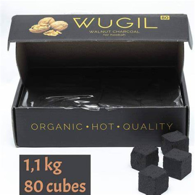 WUGIL WALNUT CHARCOAL 80CUBES