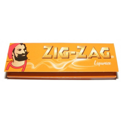 ZIG-ZAG LIQUORICE ROLLING PAPERS